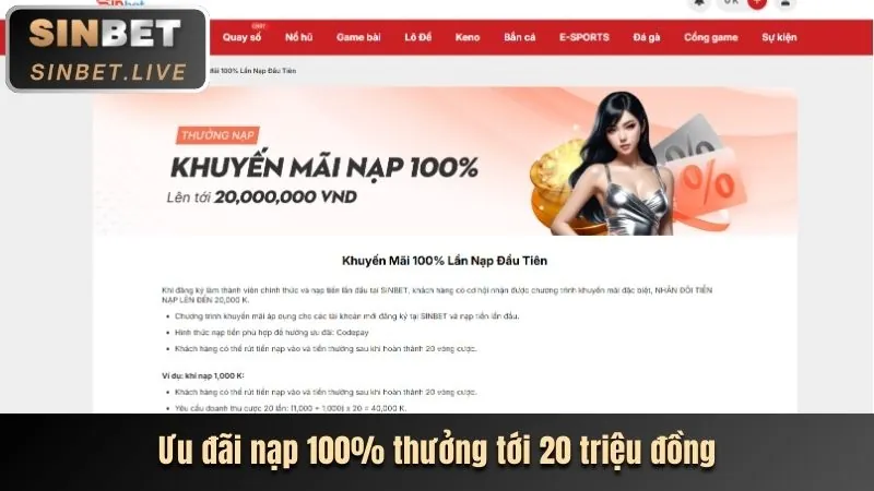 Khuyến mãi hoàn trả siêu khủng gg8805 đăng ký